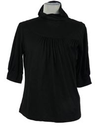 Dámske čierne tričko s rolákom George