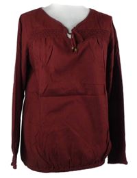 Dámská karmínová halenka Multiblu 