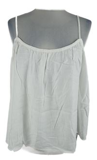 Nové - Dámský bílý lněný top H&M