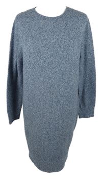 Dámsé modré svetrové šaty Vero Moda 