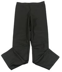 Černé potažené legíny H&M