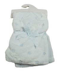 Nové - Svetlomodrá chlpatá deka s hviezdami Dunnes