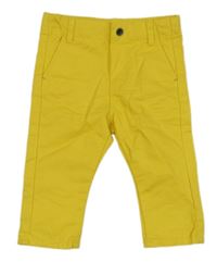 Žlté plátenné nohavice Obaibi