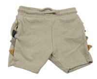 Béžové teplákové kraťasy s ostny Next