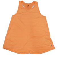 Neónově oranžový športový funkčný top H&M