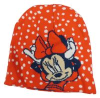Červeno-biela bodkovaná čapica s Minnie
