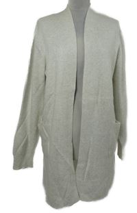 Dámský světlešedý svetrový dlouhý cardigan M&S