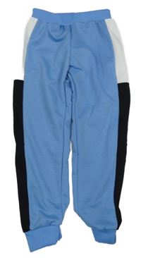 Modro-černo-bílé tepláky Shein