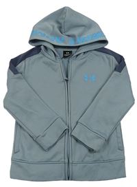 Šedá funkční propínací mikina s kapucí Under Armour