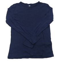 Tmavomodré triko H&M