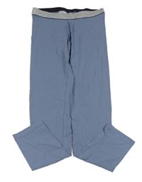 Modrošedé legíny so strieborným pasom Pepperts!