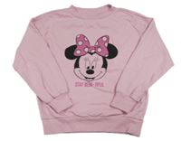 Svetloružová mikina s Minnie Disney