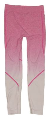 Ružovo-svetloružové ombré spodné nohavice Jeff&co