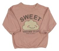 Ružová ľahká mikina s mrakem Next