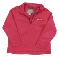 Ružová fleecová funkčná mikina s logom Regatta