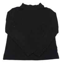 Čierne tričko so stojačikom H&M
