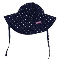 Tmavomodrý klobúk s bodkami Jojo Maman Bebé