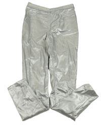 Strieborné koženkové tregíny George