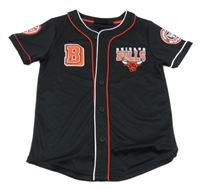 Černý basketbalový dres s logem NBA 