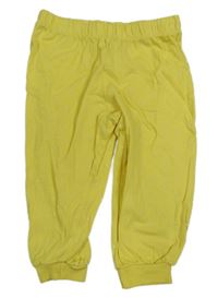 Žlté srdiečkované pyžamové nohavice Topomini