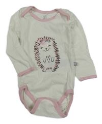 Bílo-růžové body s ježkem Liegelind