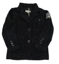 Sivé zamatové menšestrové sako s nápisom We