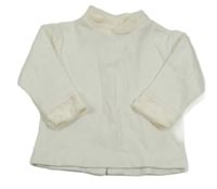 Smotanová zamatová mikina