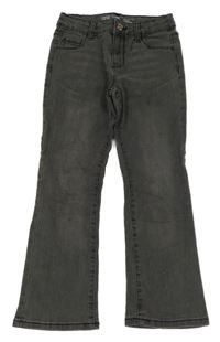 Šedé flare rifle Denim Co. 