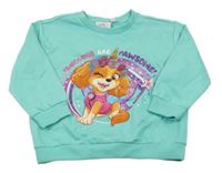 Mátová oversize mikina so Skye Nickelodeon