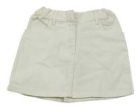 Smotanová rifľová sukňa Alive