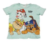 Svetlozelené tričko s Paw Patrol H&M