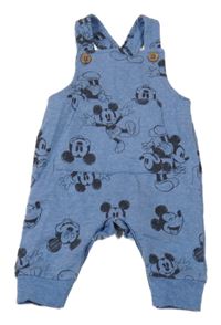 Modré laclové tepláky s Mickeym Disney