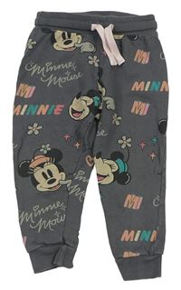 Šedé tepláky s Minnie a Mickey George