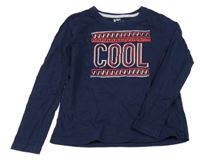 Tmavomodré tričko s nápisom Pepperts!