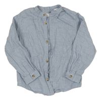 Světlemodrá melírovaná košile ZARA