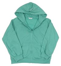 Pistáciová propínací oversize mikina s kapucí M&S