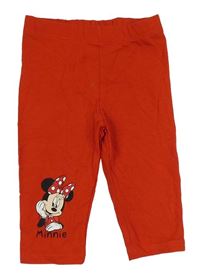 Červené capri legíny s Minnie LC Waikiki