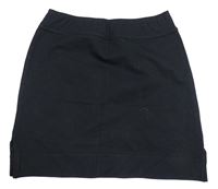 Čierna elastická sukňa