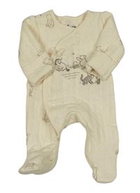 Krémový prošívaný zateplený overal s Púem a přáteli M&S