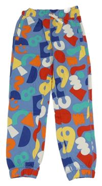 Modro-barevné vzorované tepláky Primark