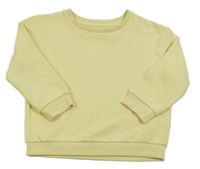 Žltá rebrovaná mikina Primark