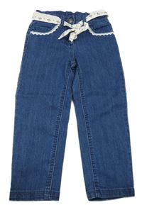 Modré rifle s páskem John Baner