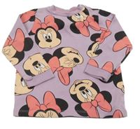 Levandulové triko s Minnie Disney