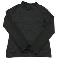 Černé spodní funkční triko Kipsta