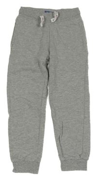 Sivé melírované tepláky Pocopiano