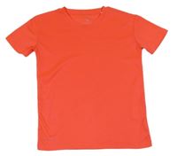 Neónově oranžové športové funkčné tričko Endurance