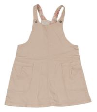 Svetloružové plátenné na traké šaty Obaibi