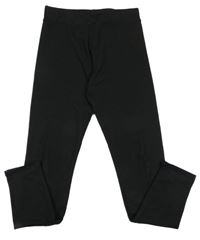 Černé sportovní funkční legíny Decathlon