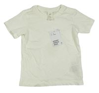 Nové - Smetanové tričko H&M