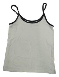 Smotanový crop top H&M